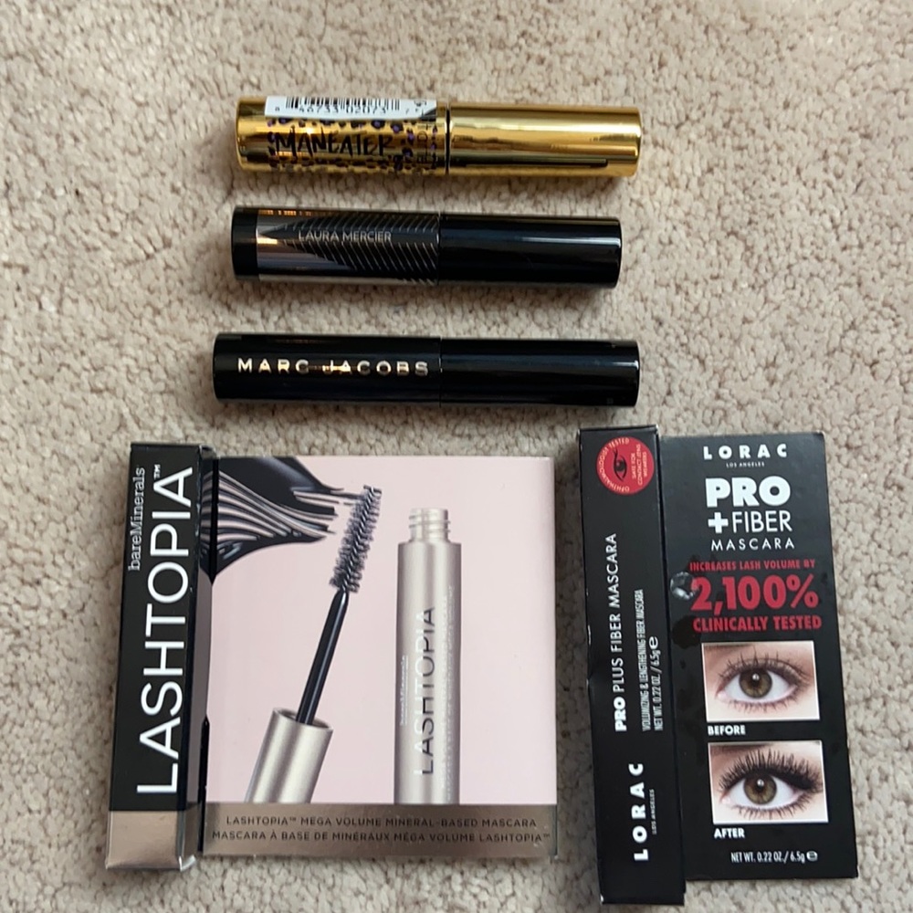 Brand new mini mascara from five different brands